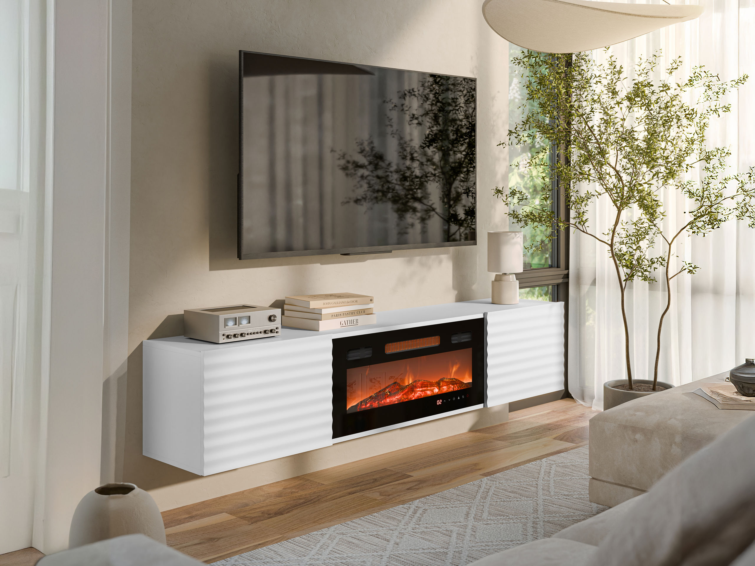 TV-meubel Charlotte 206 (Wit)