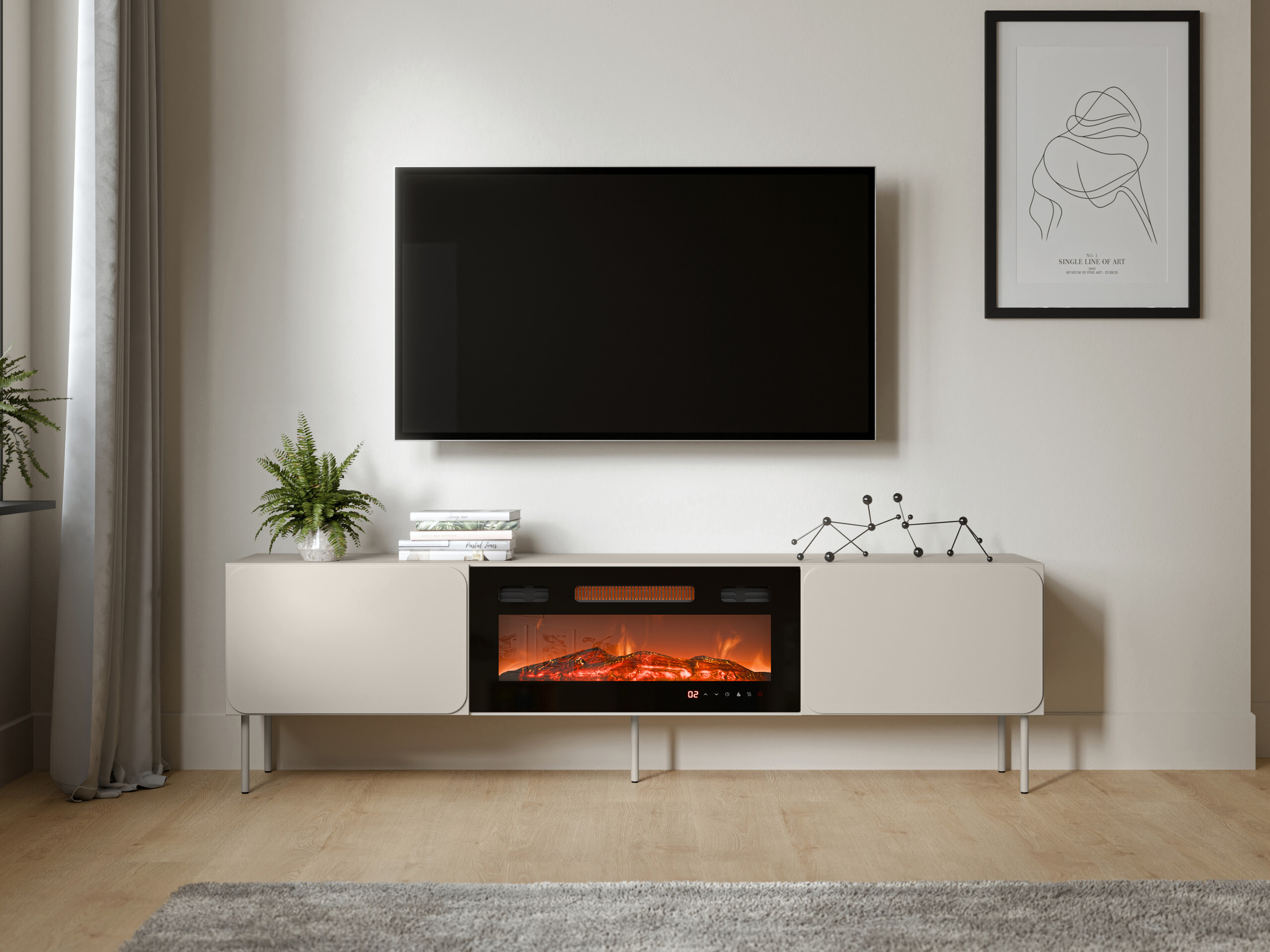 TV-meubel Fentore 104 (Kasjmier)