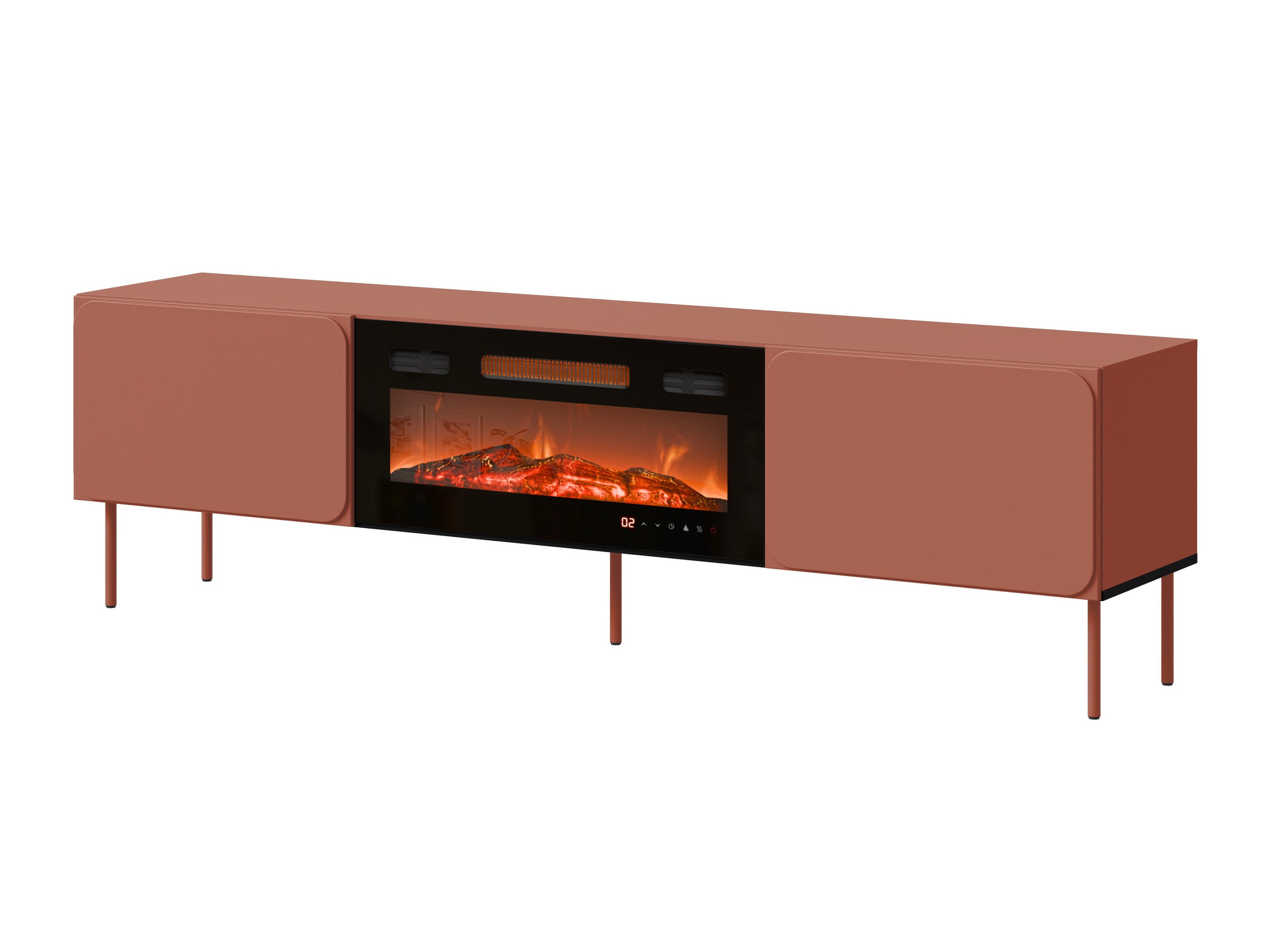 TV-meubel Fentore 104 (Rood)