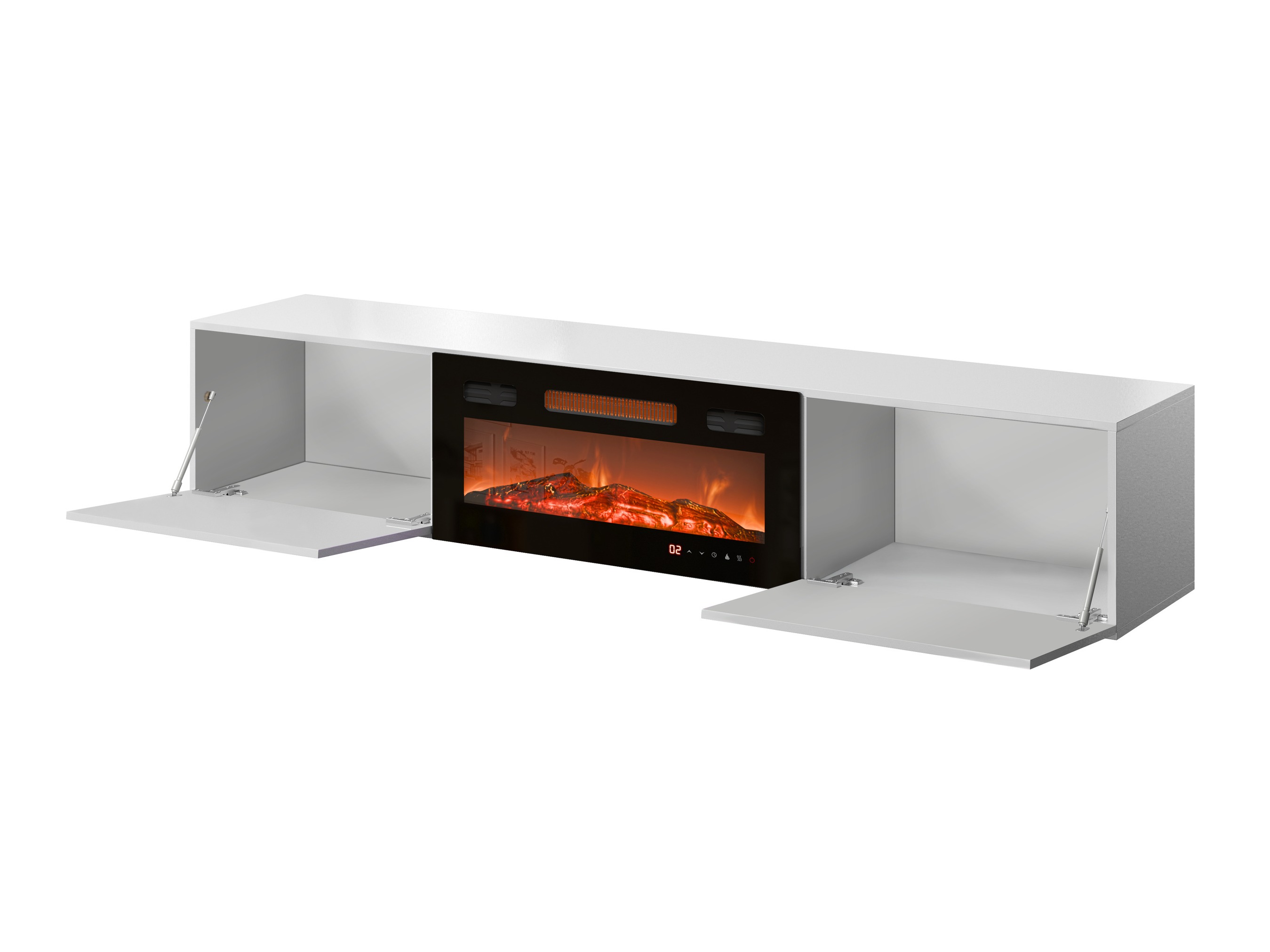 TV-meubel Imago I (Wit + Glanzend wit)