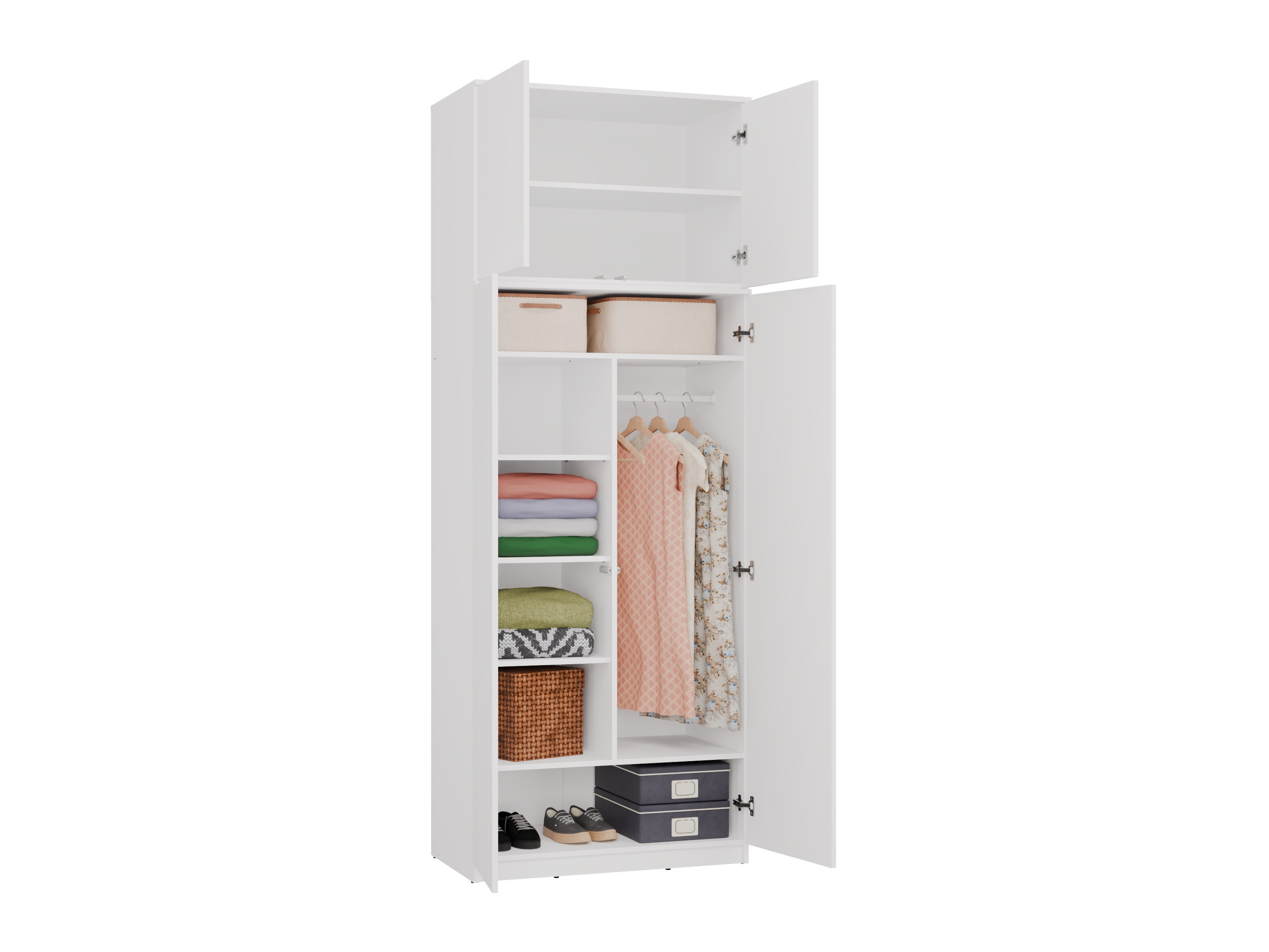 Kledingkast Mandeville 408 (Wit)
