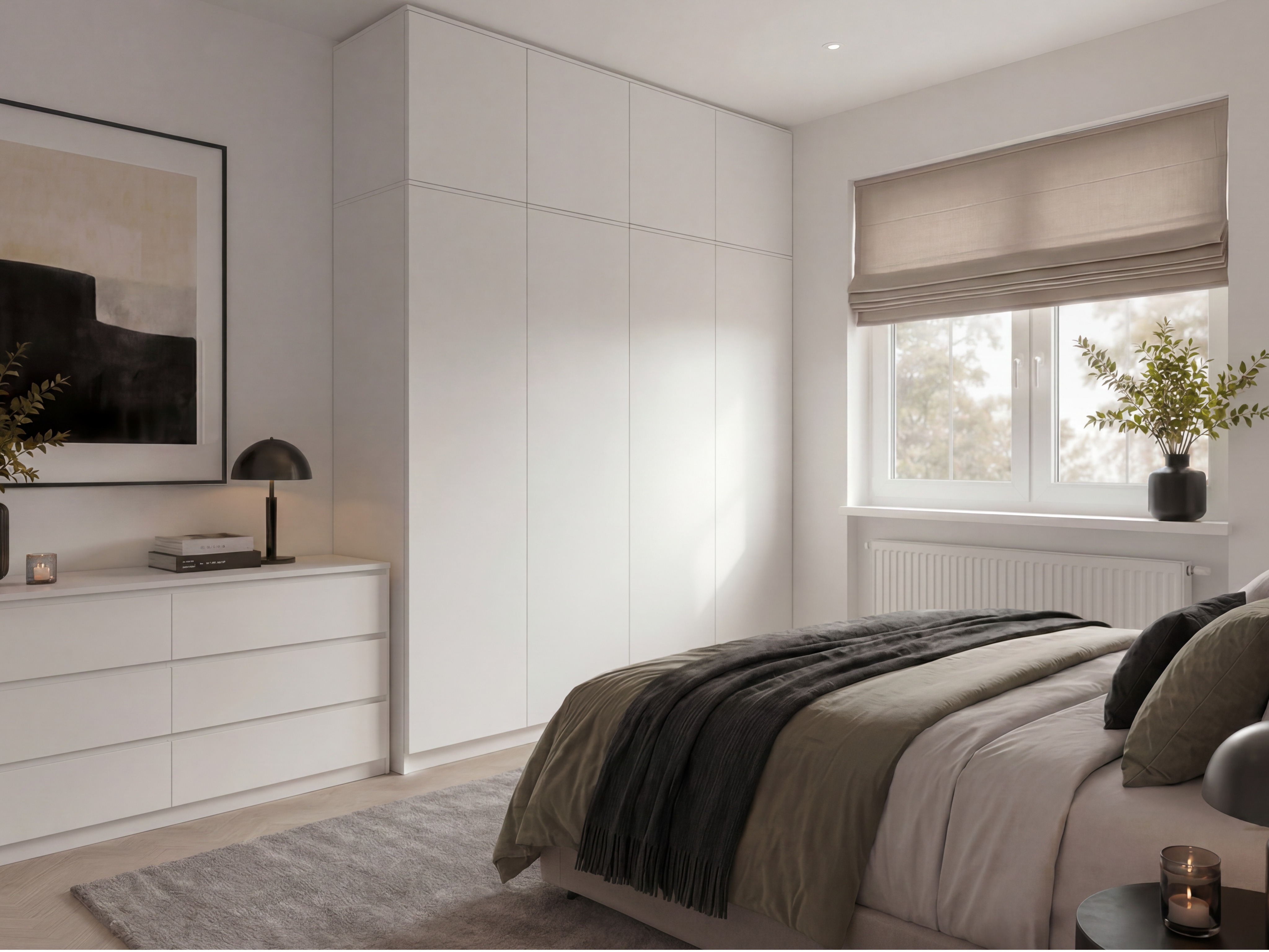 Kledingkast Mandeville 408 (Wit)