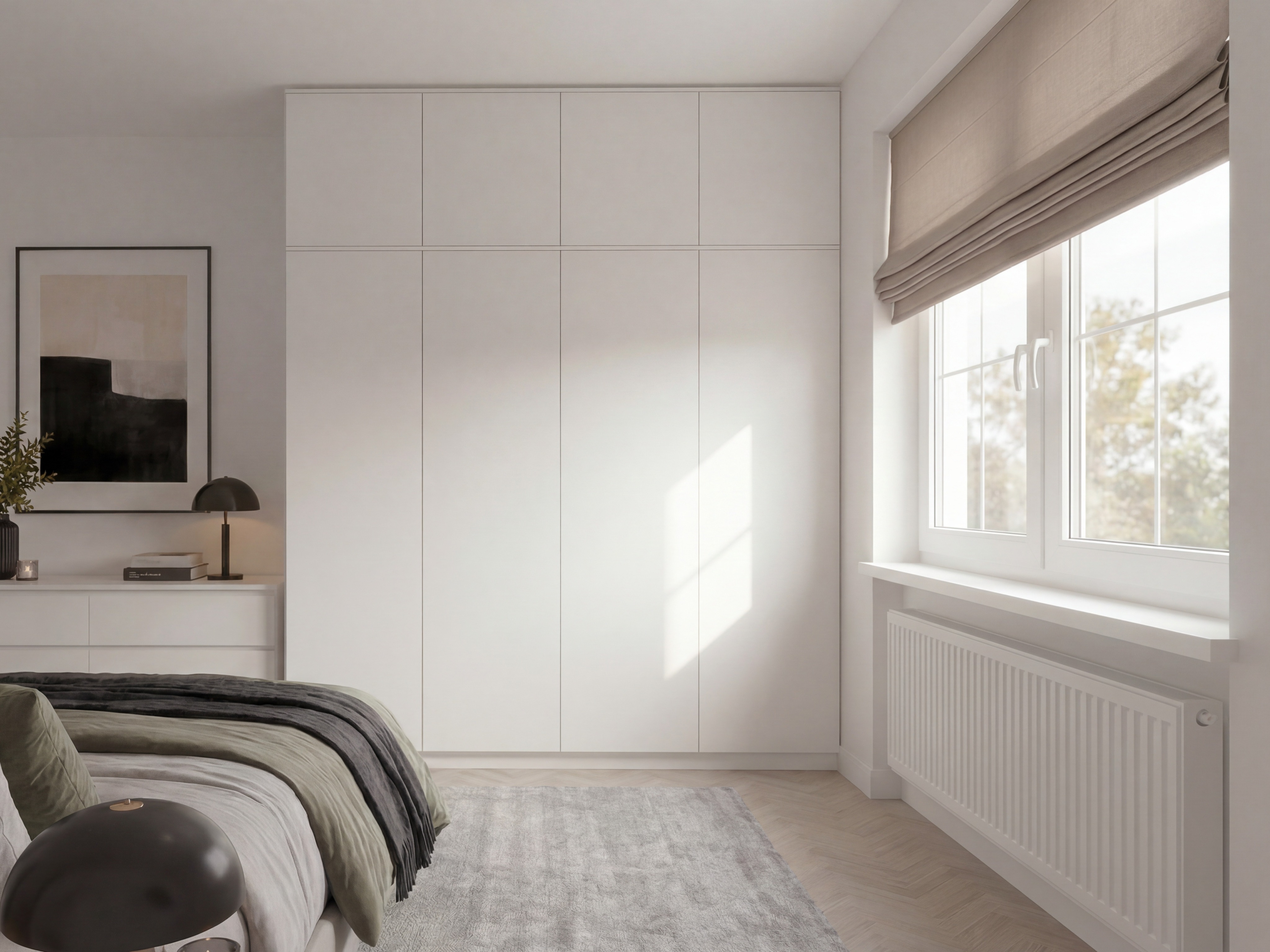 Kledingkast Mandeville 408 (Wit)