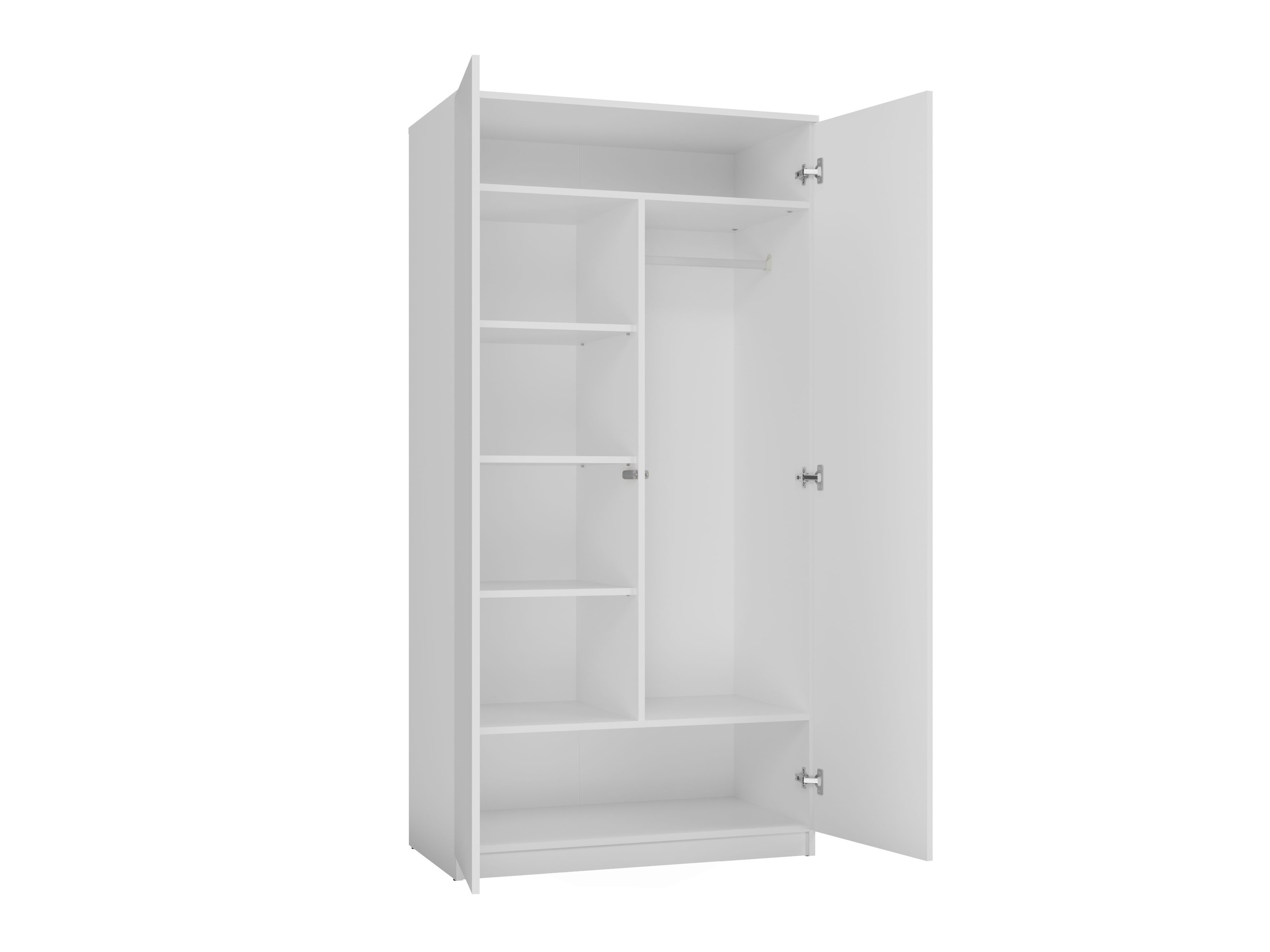 Kledingkast Mandeville 408 (Wit)