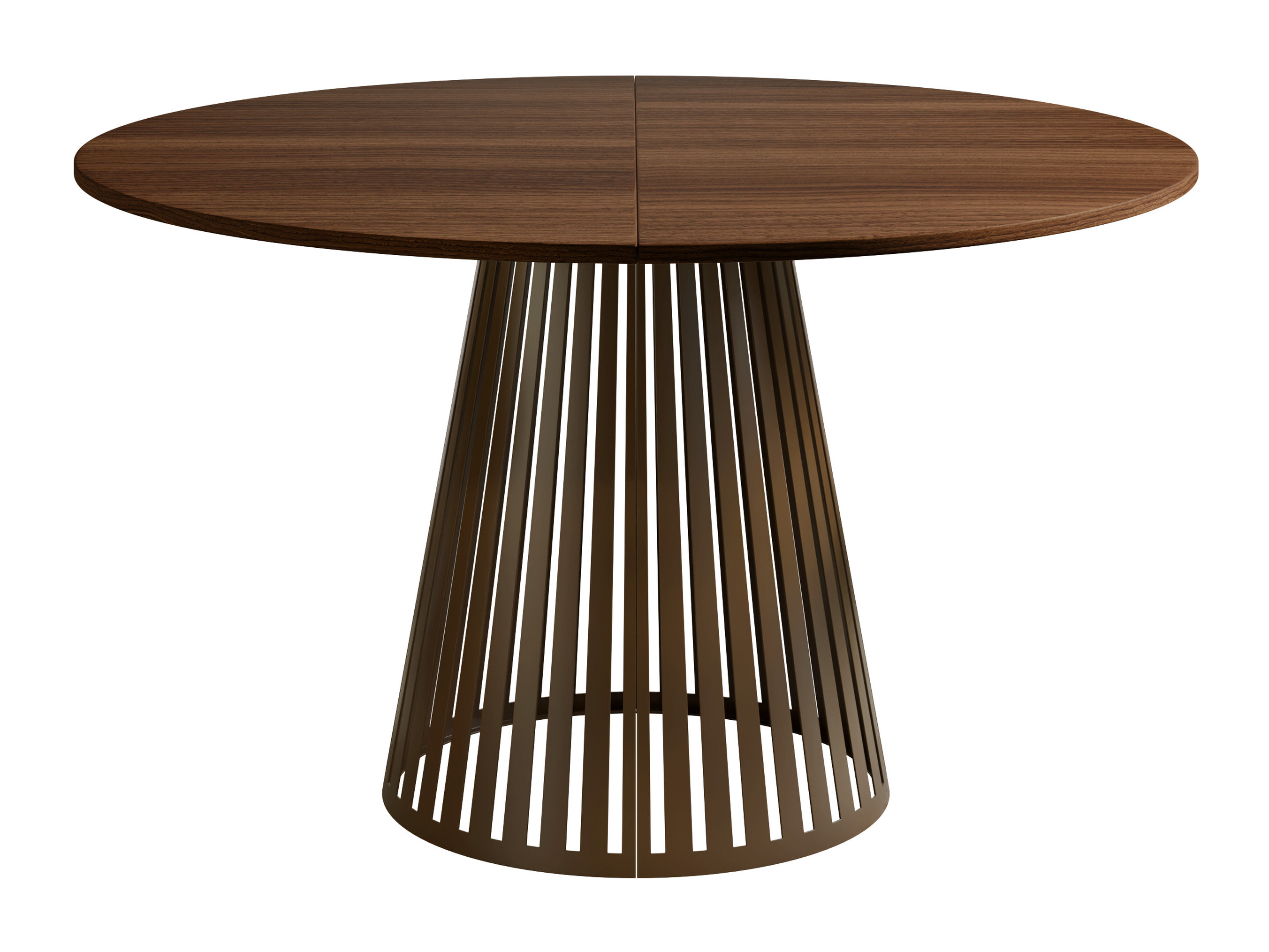 Tafel Prudentia II (Notenhout + Bruin)