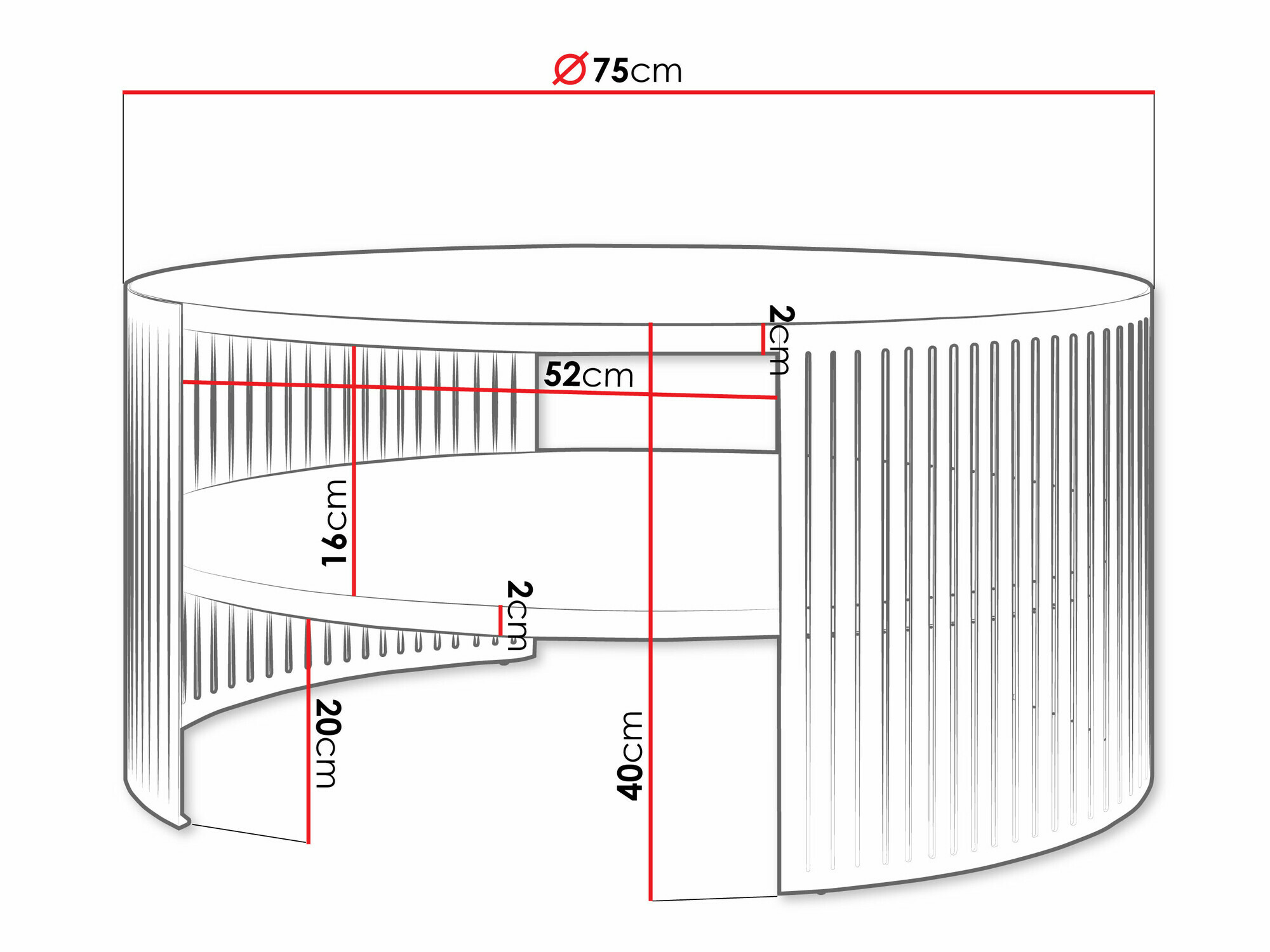 Salontafel Civer IX