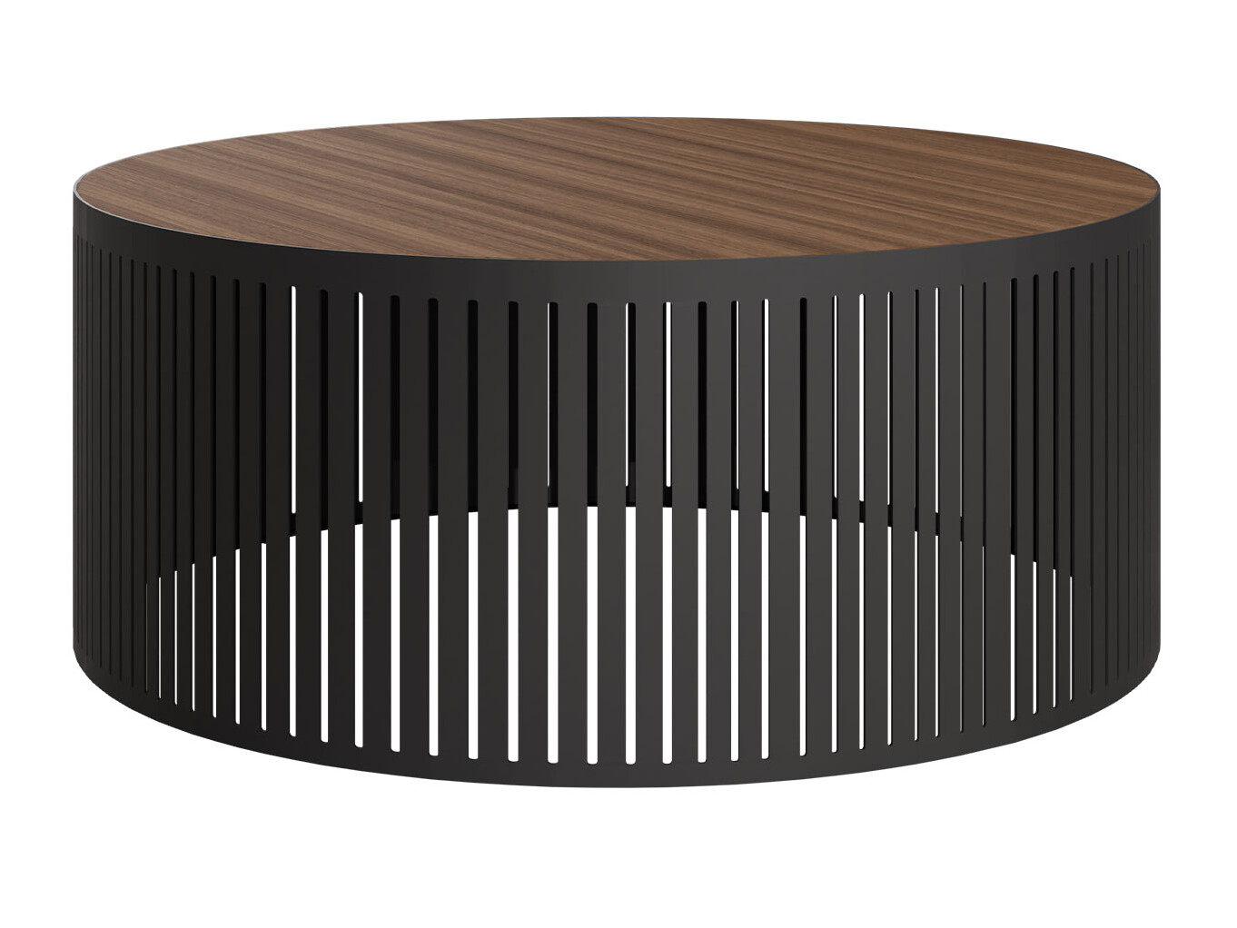Salontafel Prunis I (Notenhout + Zwart)