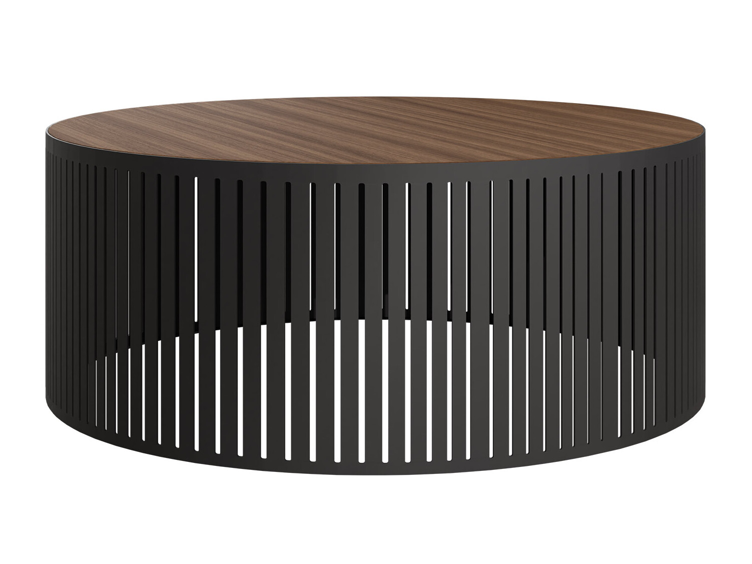 Salontafel Prunis (Notenhout + Zwart)