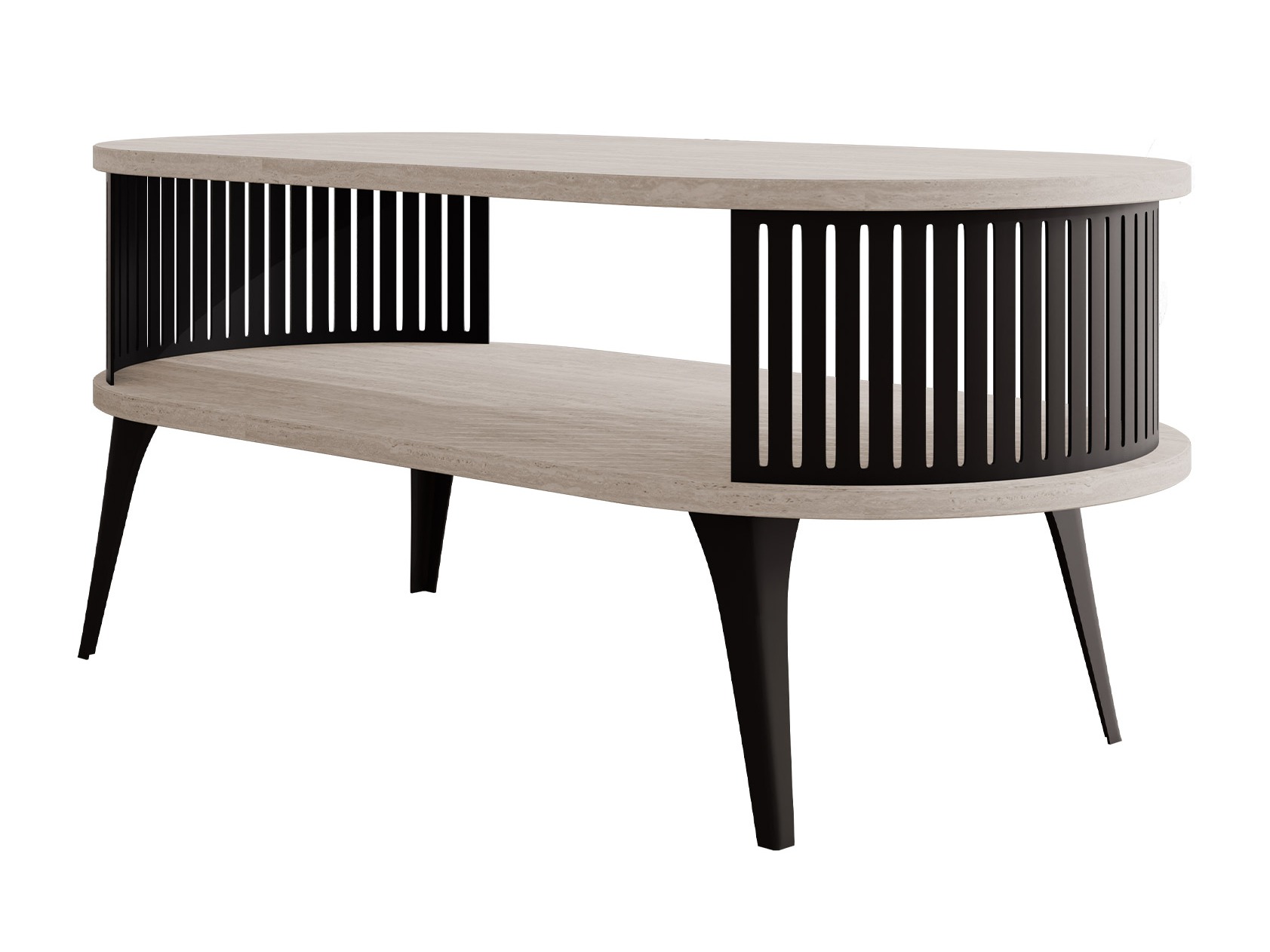 Salontafel Vitum III (Licht travertin)