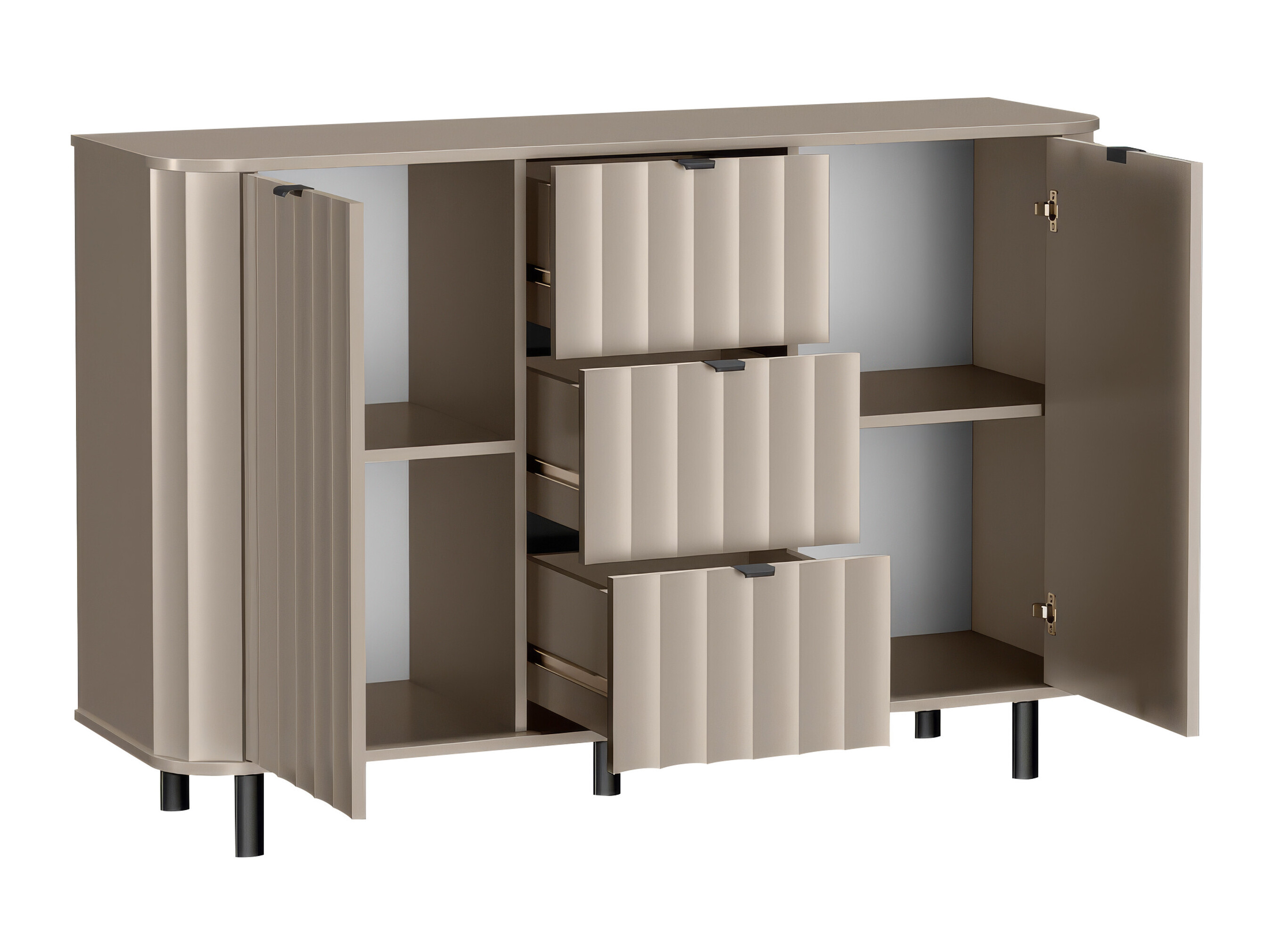 Ladekast Larala 100 (Grijs beige)