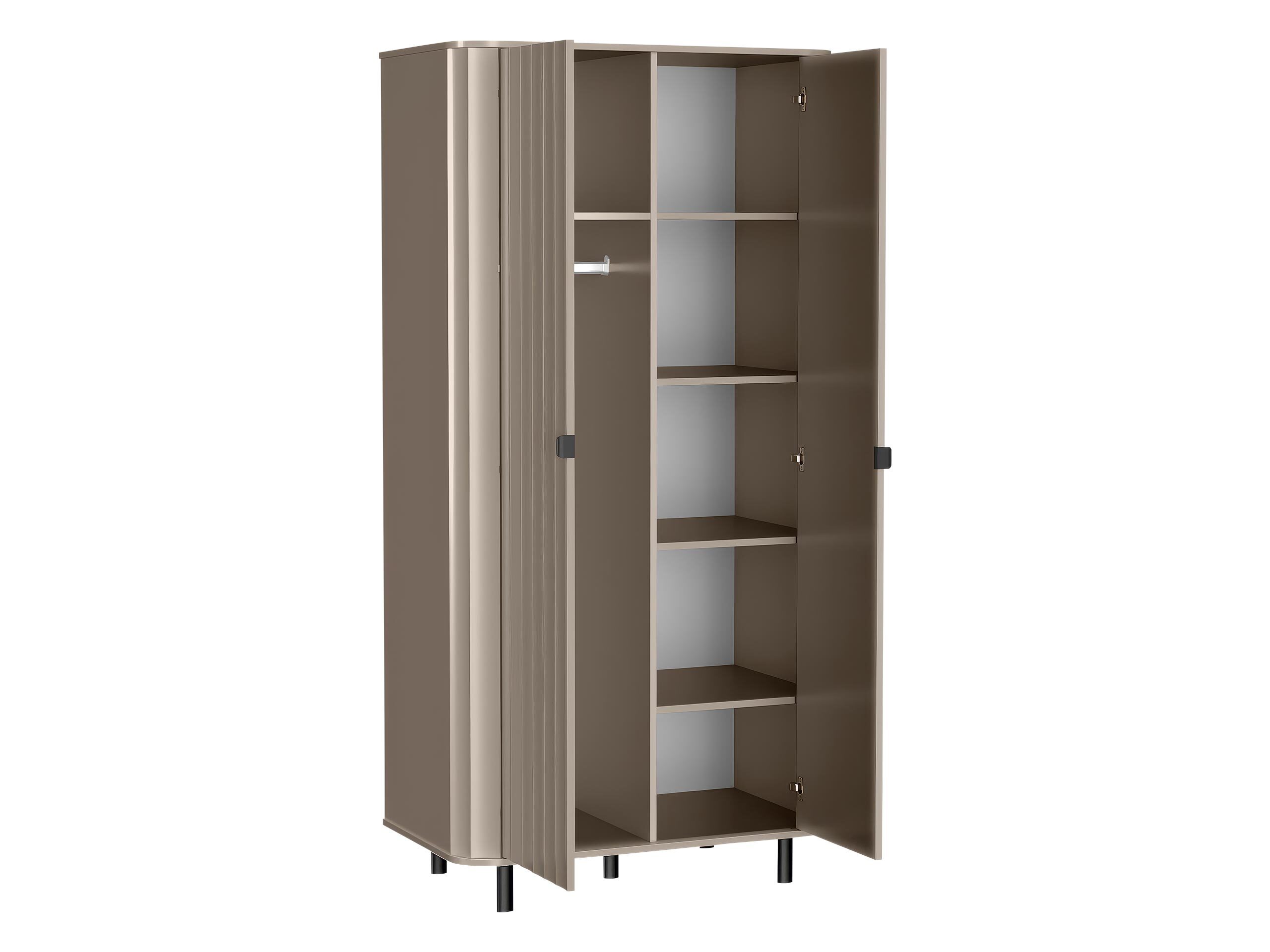 Kledingkast Larala 108 (Grijs beige)