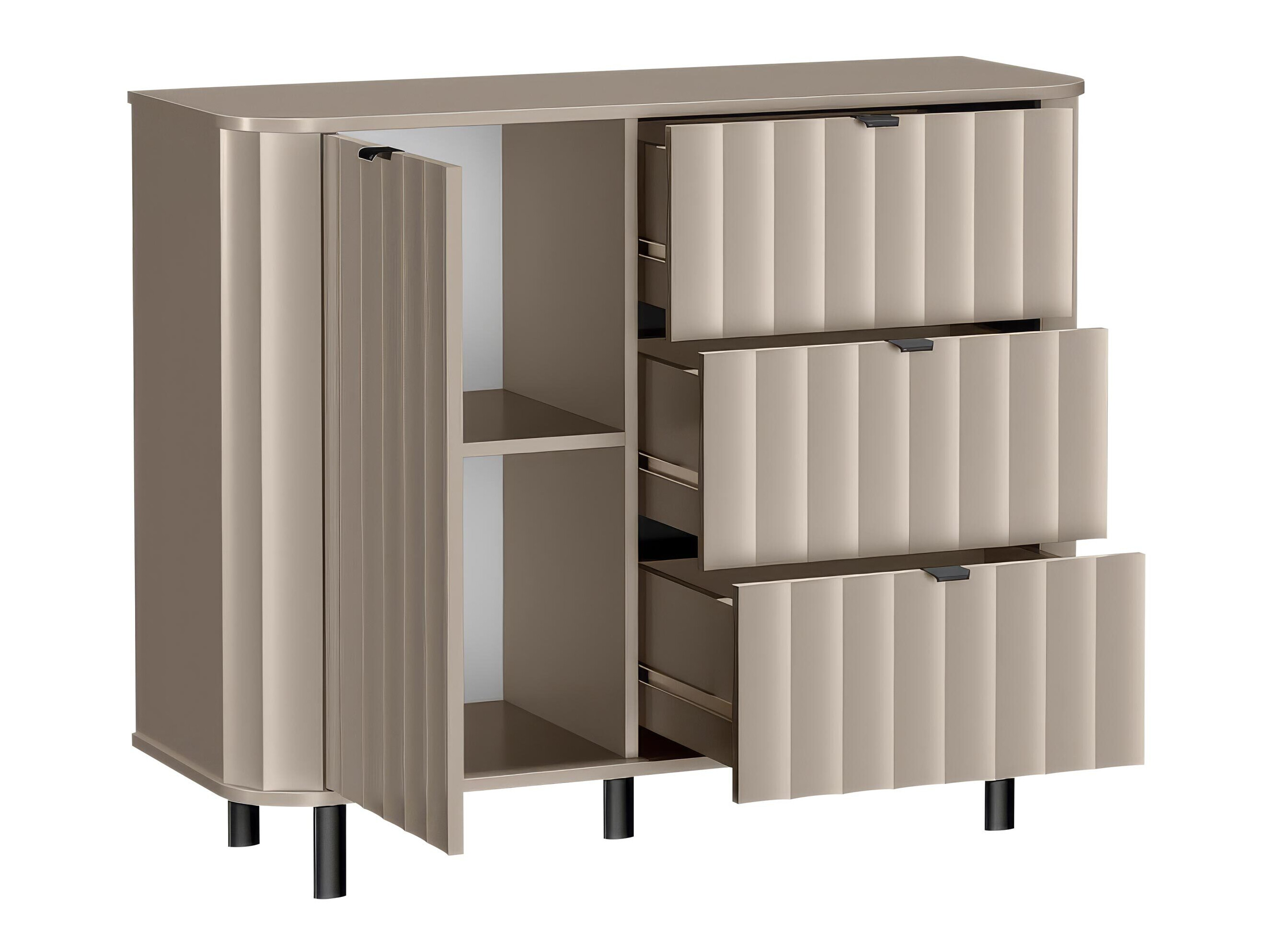 Ladekast Larala 102 (Grijs beige)