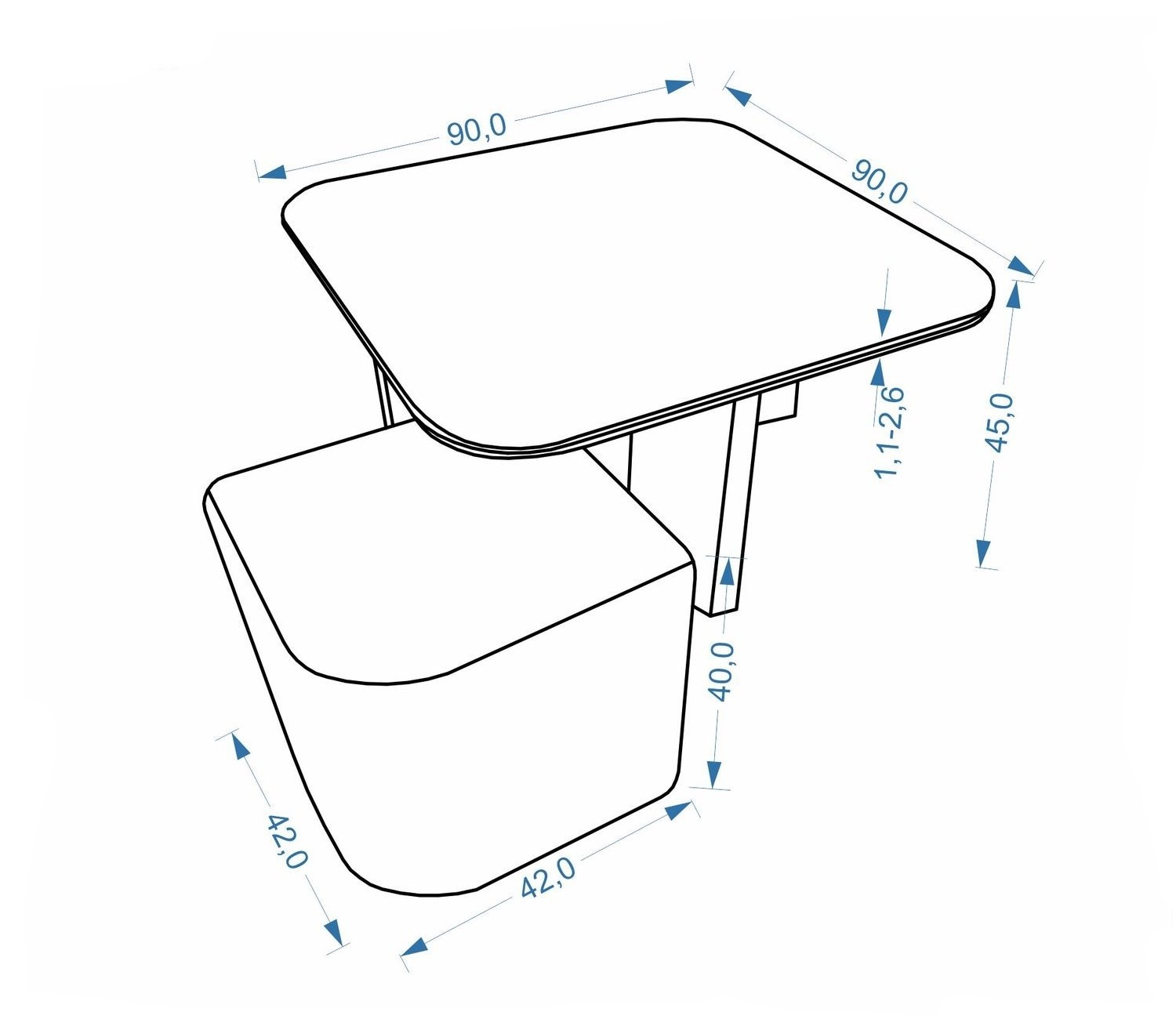 Salontafel Houston 2220