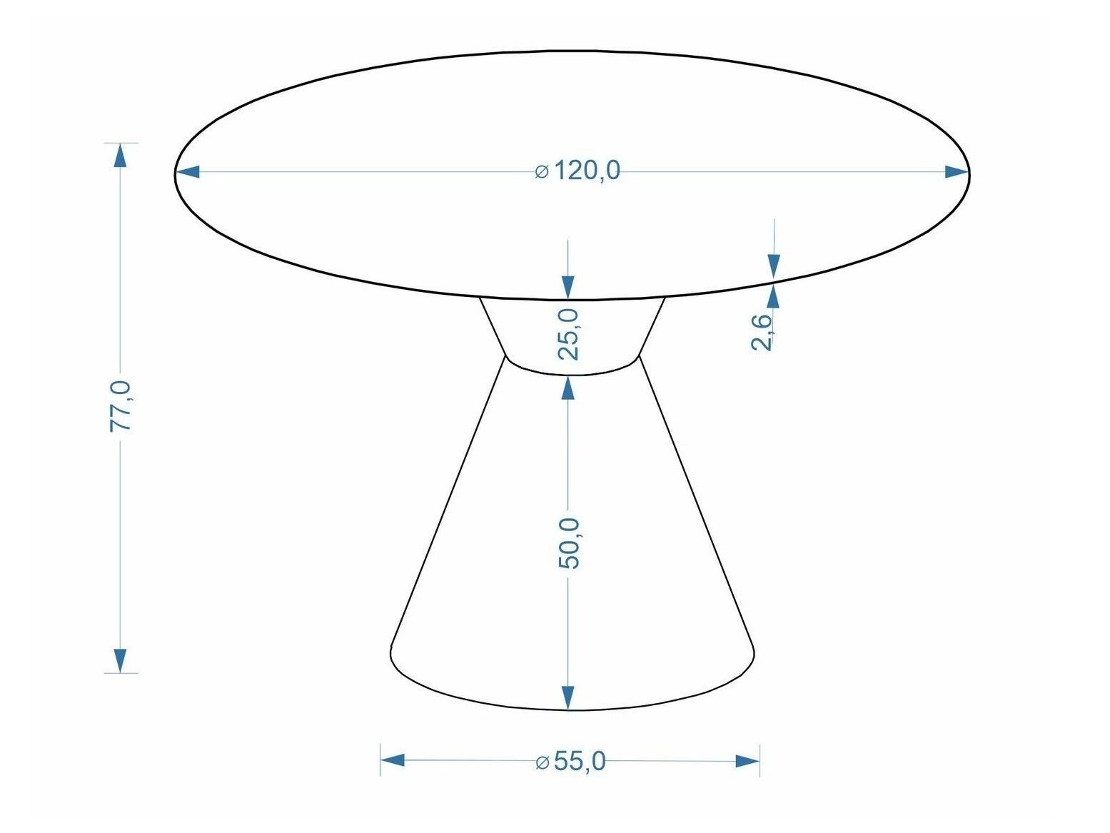 Tafel Houston 2218