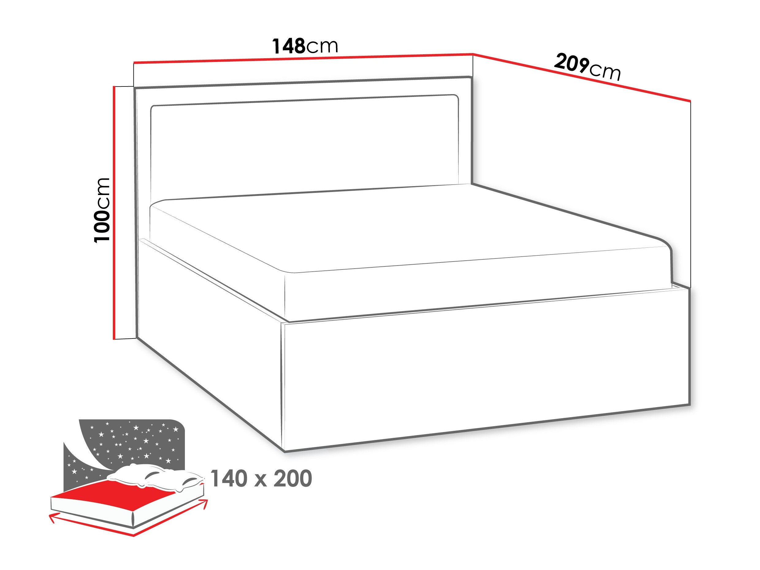 Bed Lorsali 111