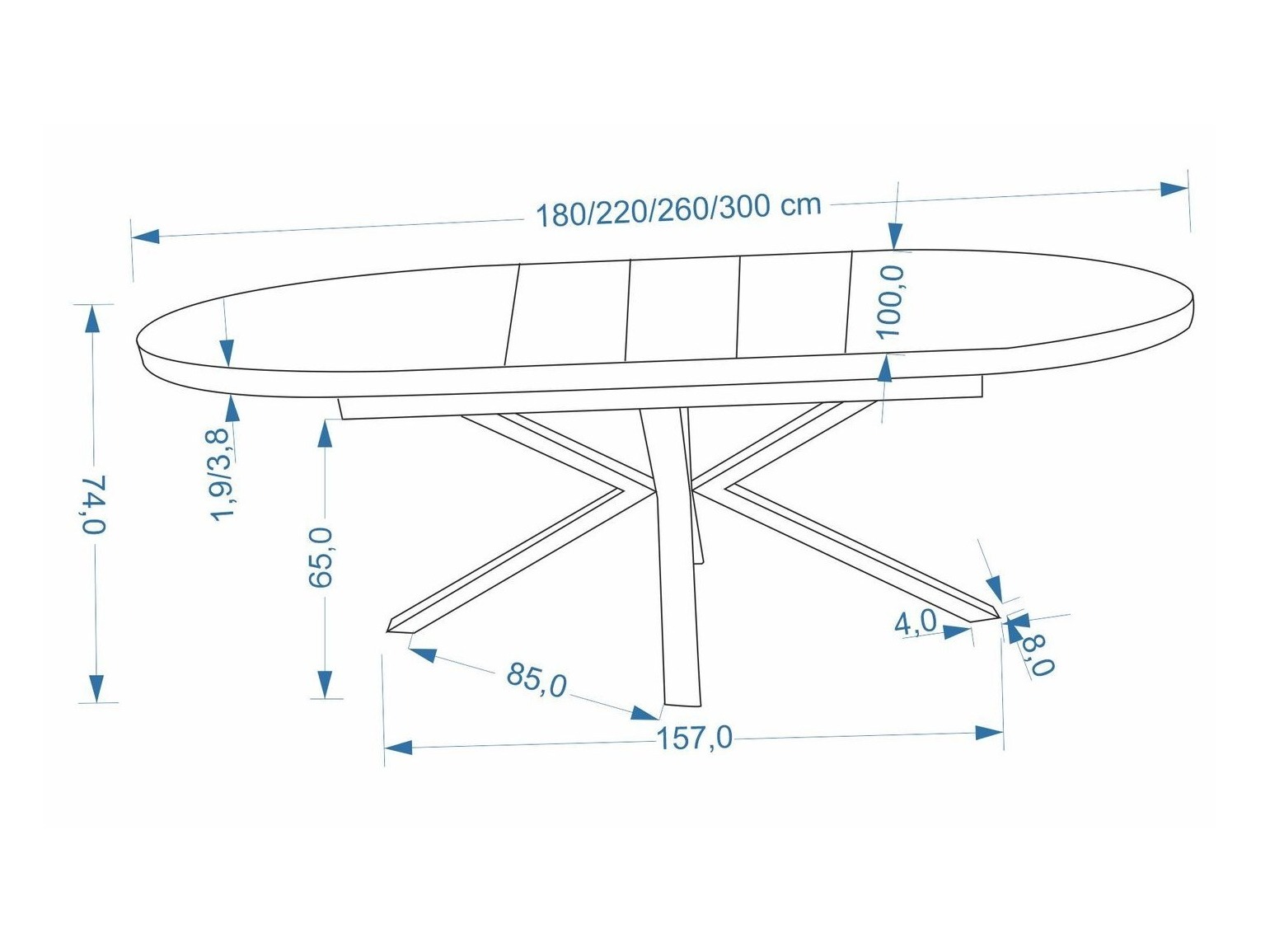 Tafel Houston 2223