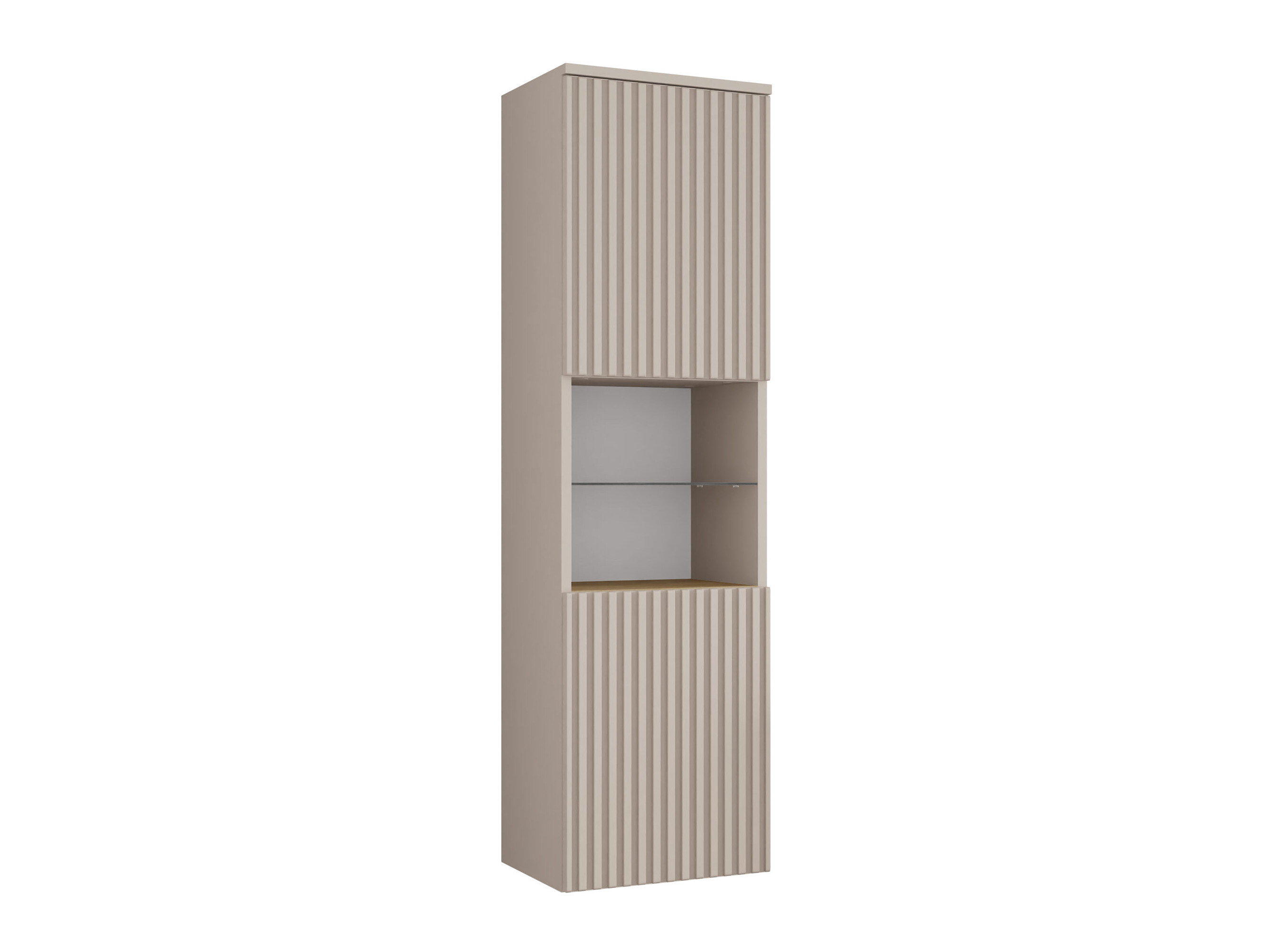 Wand badkamermeubel Nauta (Kasjmier + Cremona eiken)