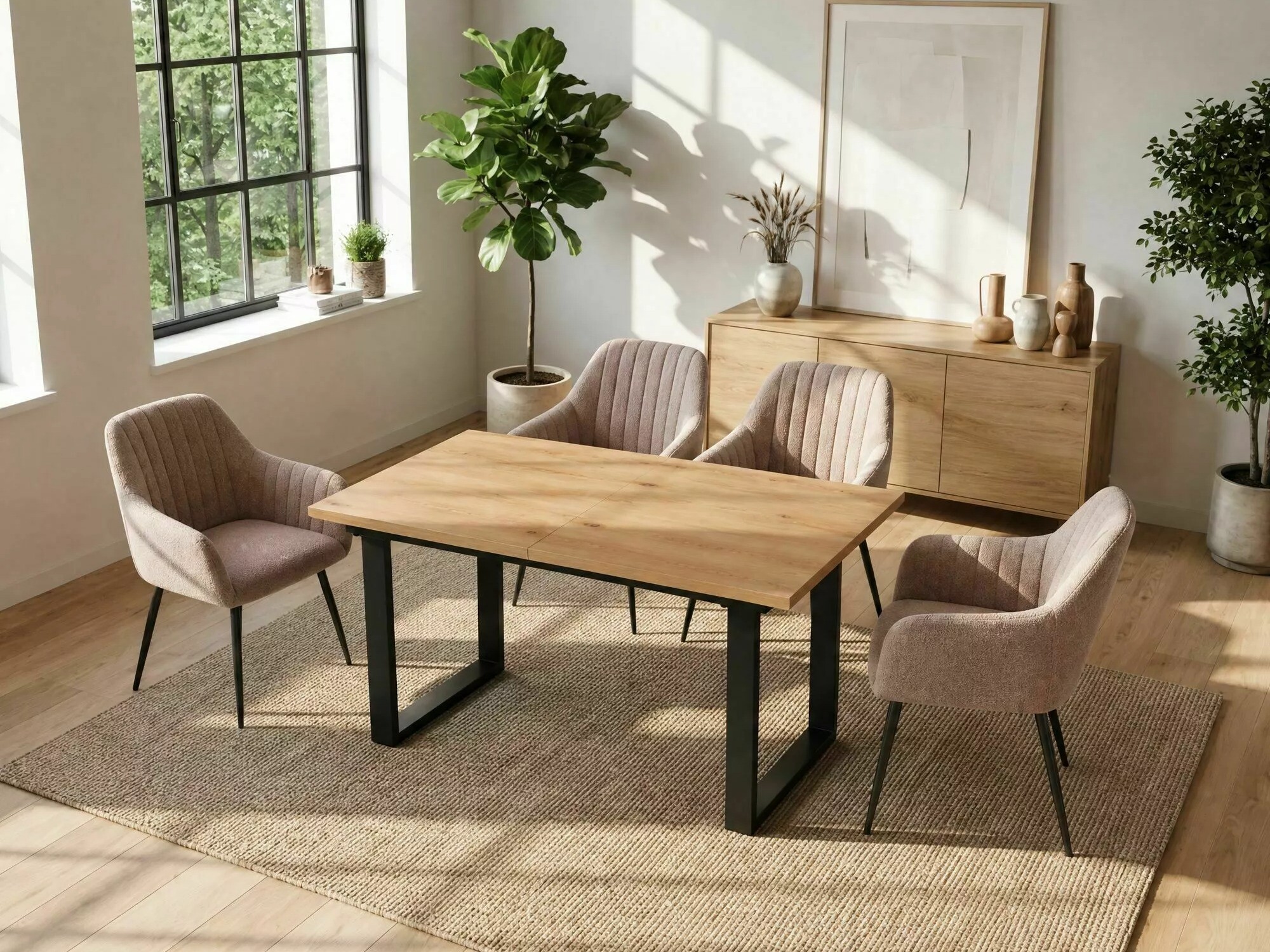 Tafel Detroit 1079 (Eiken)