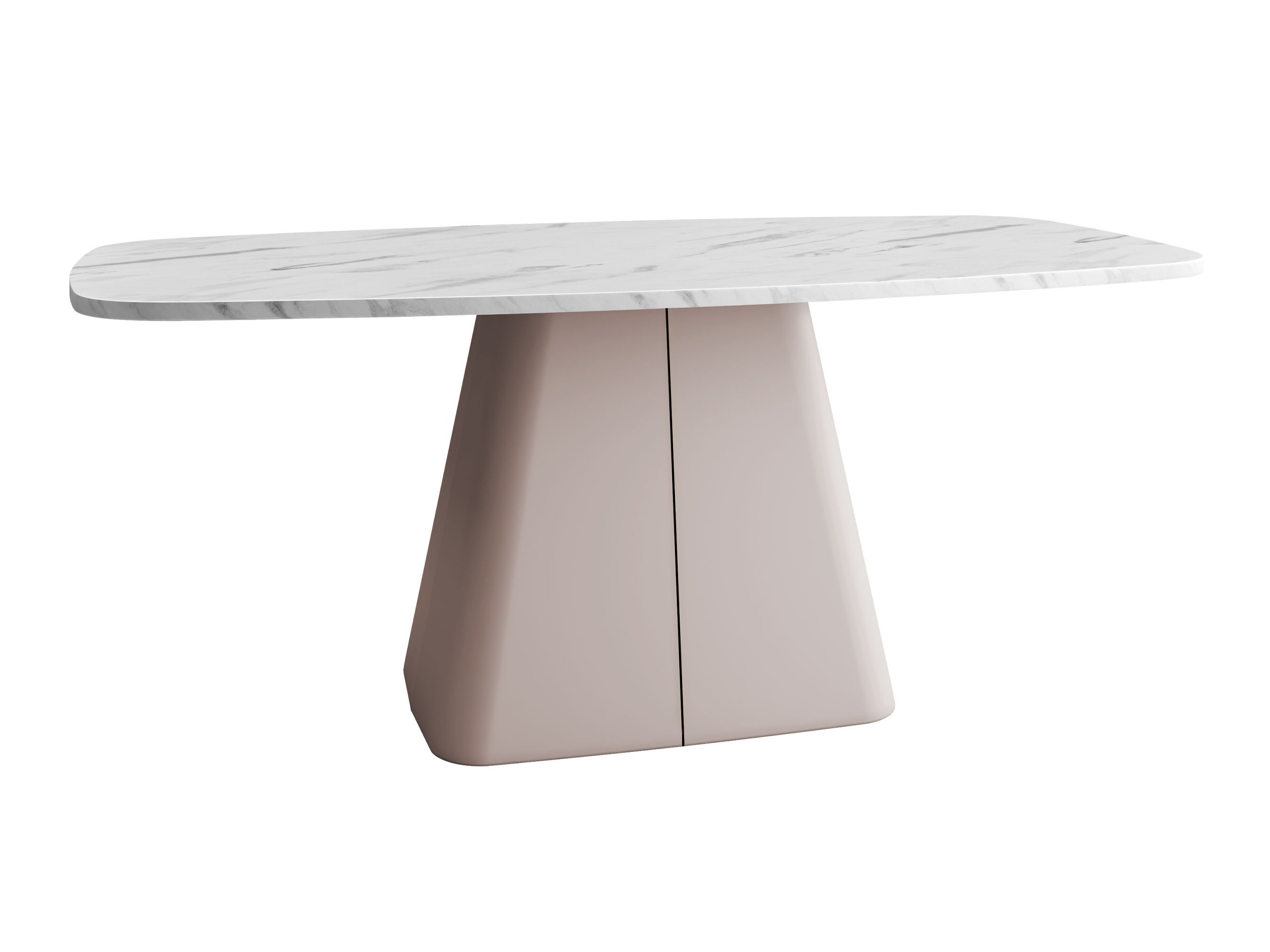 Salontafel Oswego 158 (Wit marmer + Kasjmier)