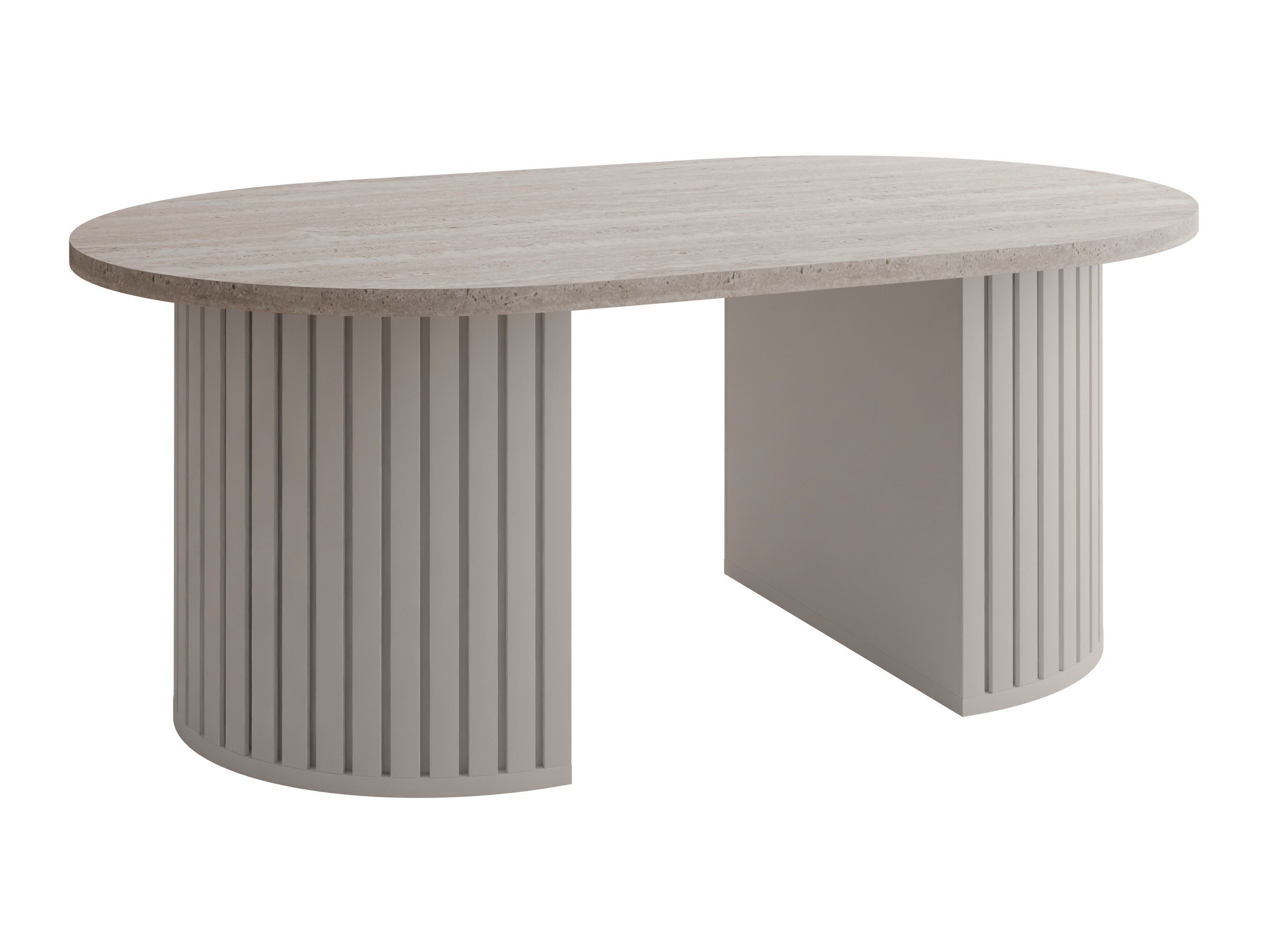 Salontafel Comfivo Ulma (Licht travertin + Beige)