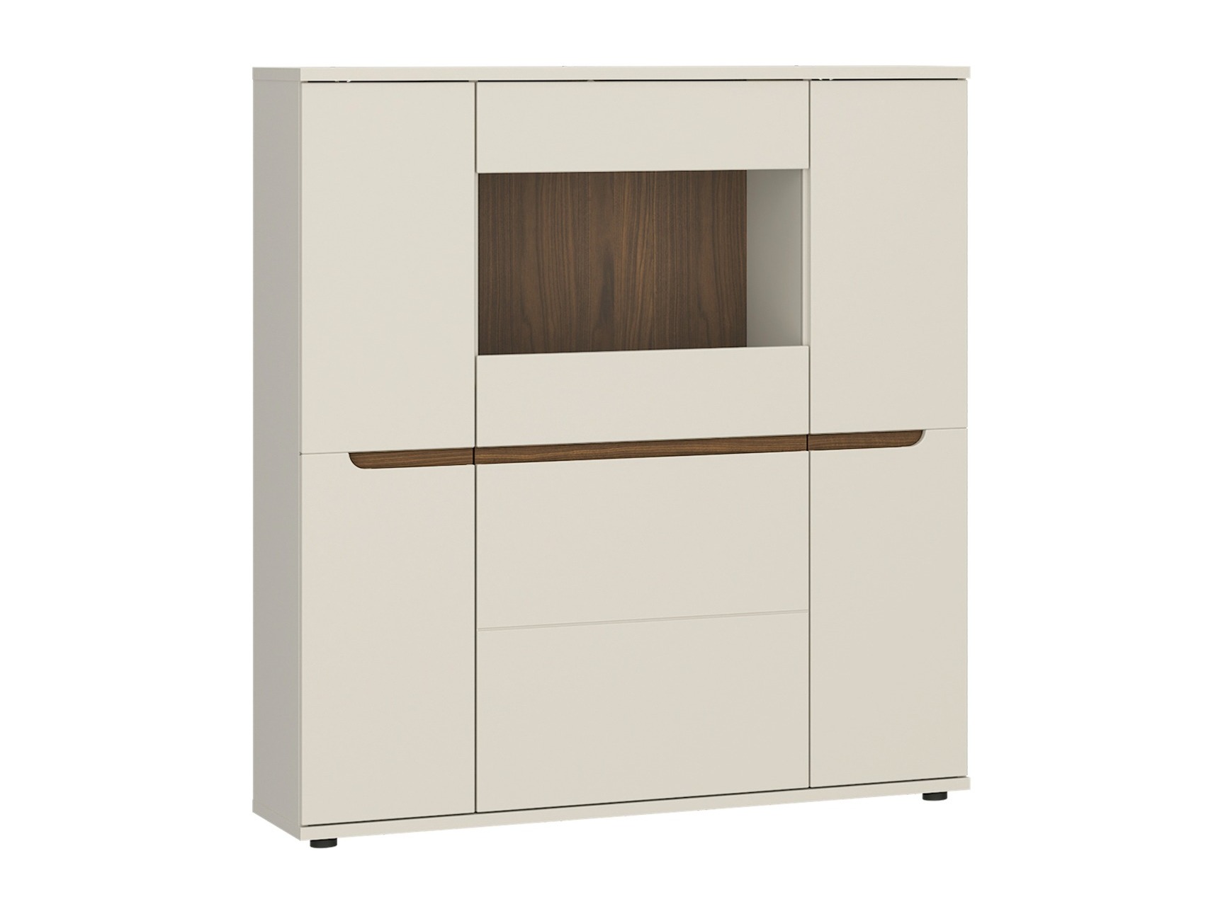 Dressoir Deldori 103 (Kasjmier + Notenhout)