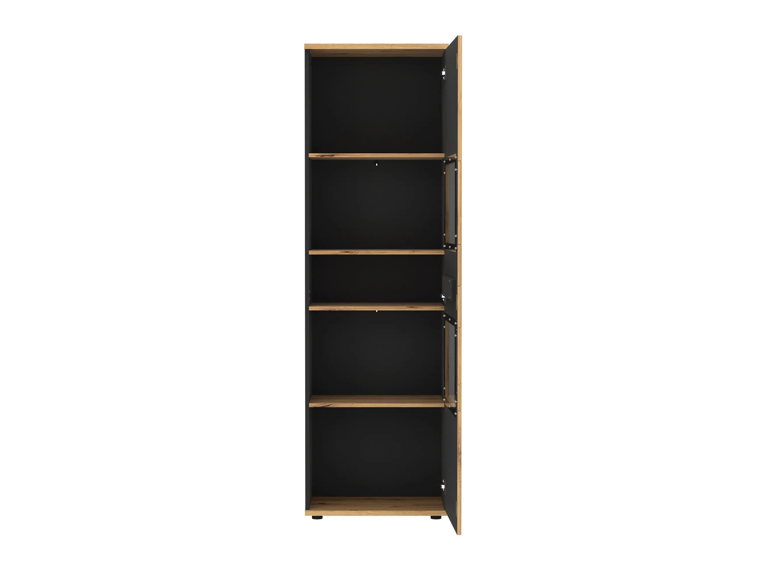 Boekenkast Deldori 108 (Artisan eiken + Antraciet)