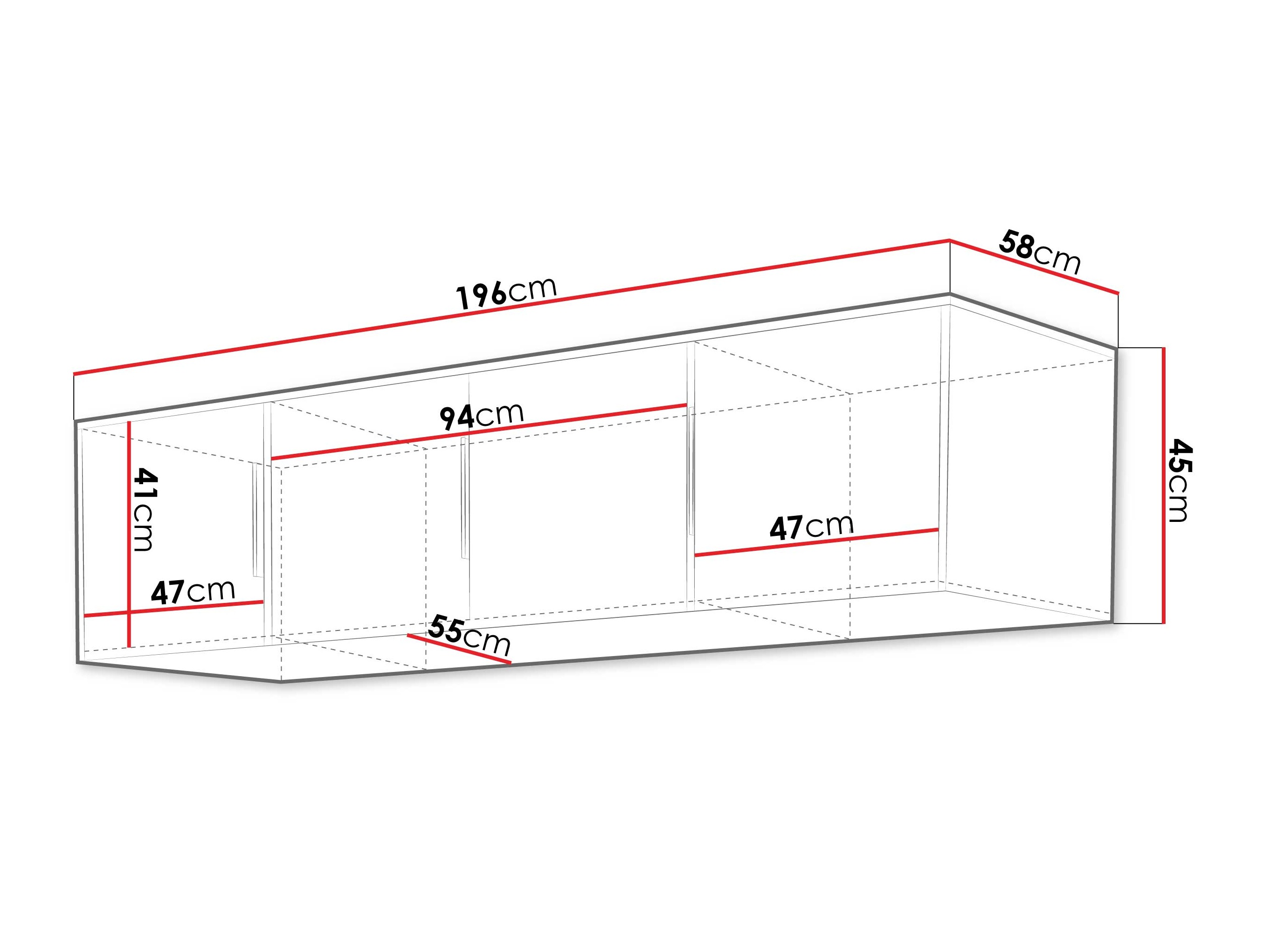 Dressoir Ophdome 116 (Eiken)