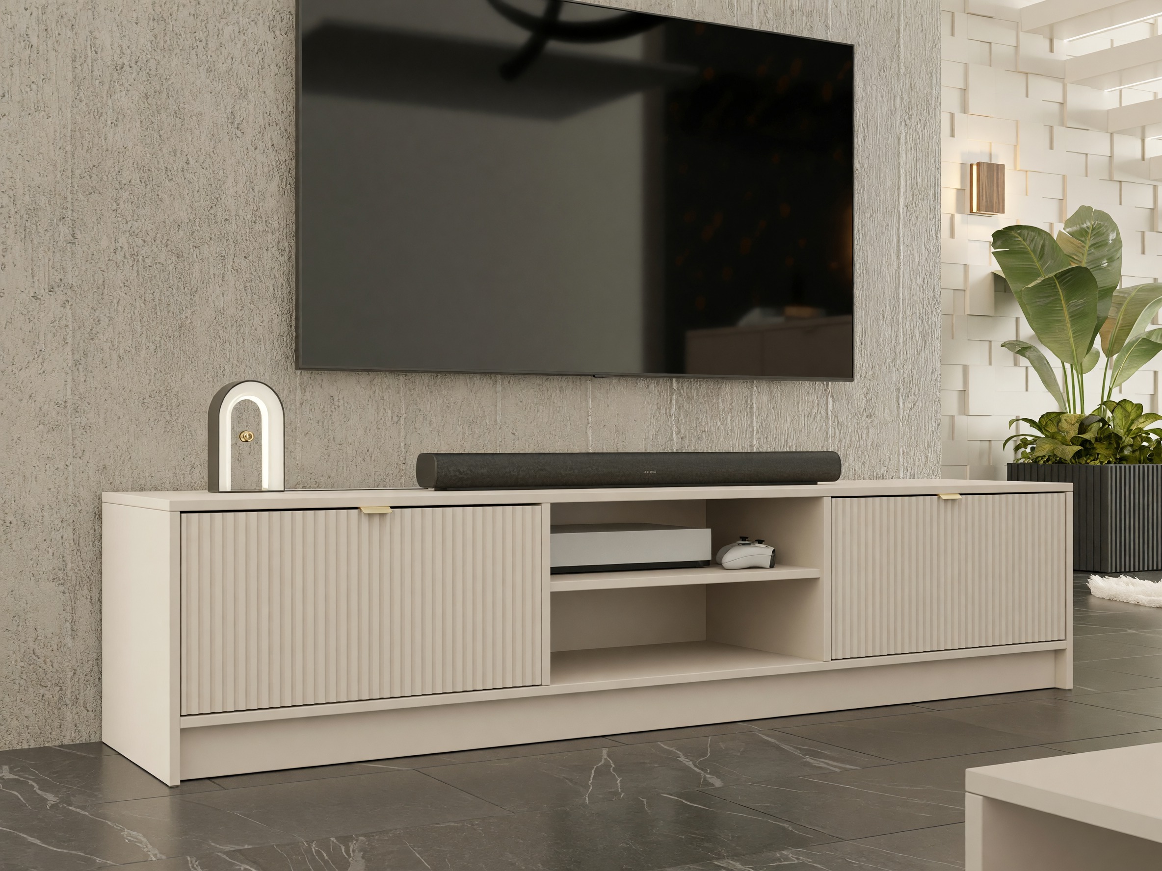 TV-meubel Comfivo Papilio I (Beige)