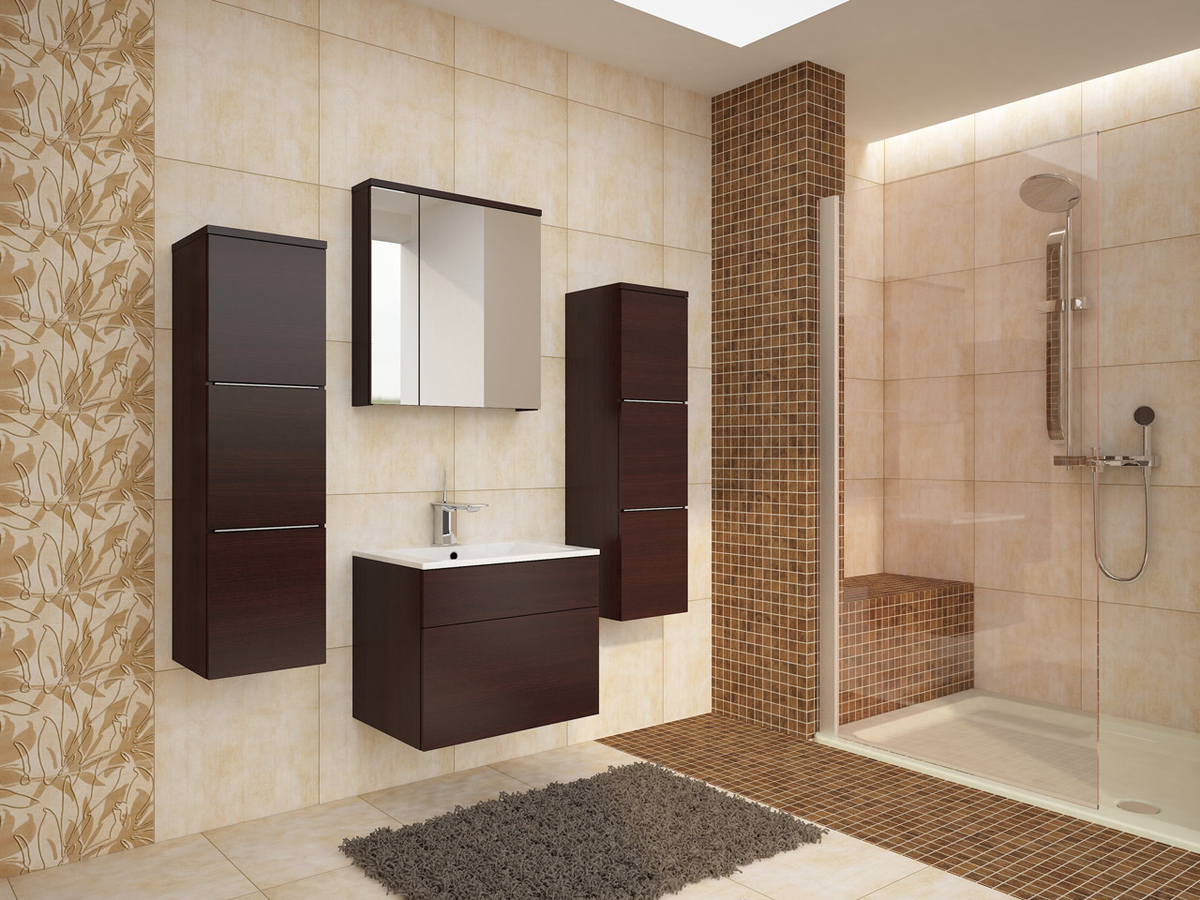 Badkamerset Tucson 105 (Wengé)