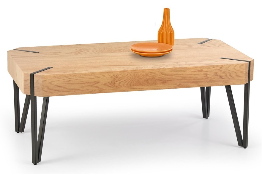 Salontafel Houston 303 (Gouden eik + Zwart)