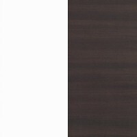 Nachtkastje Nolroma 102 (Wit + Wengé)