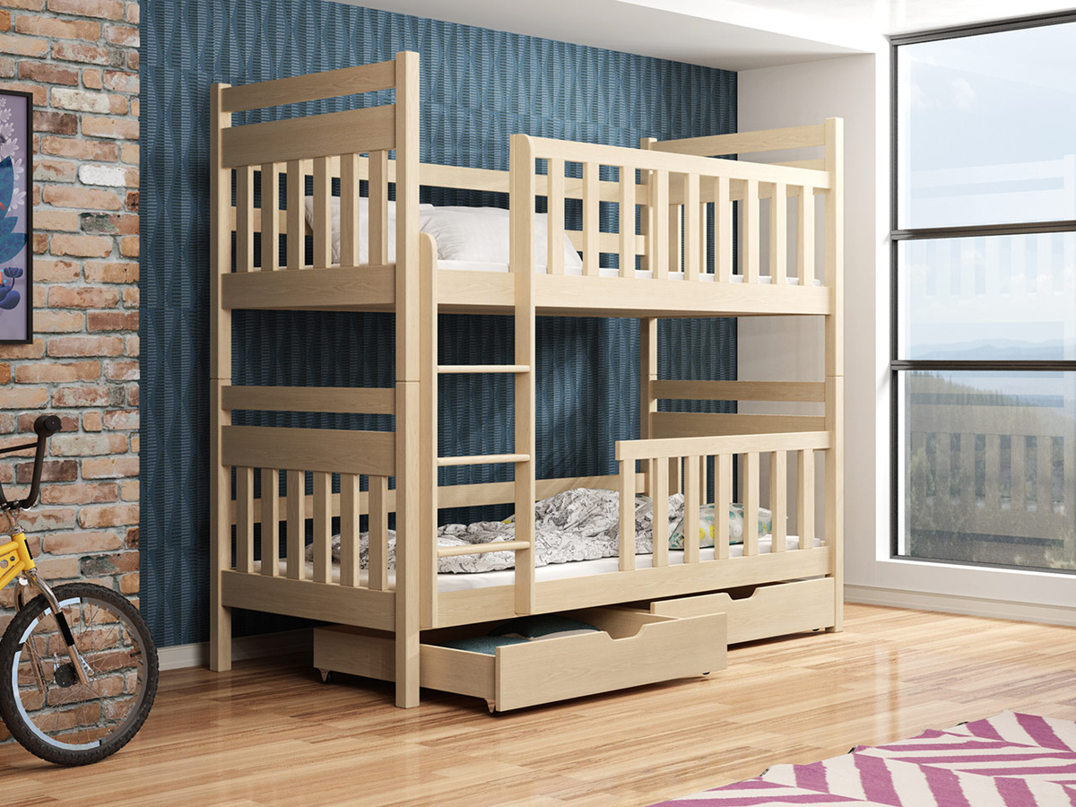 Stapelbed Vista 100 (Grenen)